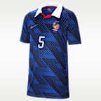 Jules Koundé France National Team 2026 Stadium Home Big Kids' Nike Dri-FIT Soccer Jersey