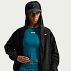 Chamarra tejida Dri-FIT oversized para mujer Nike One