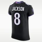 Lamar Jackson Baltimore Ravens Men's Nike Dri-FIT NFL Elite Jersey
