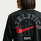 나이키 스포츠웨어 여성 오버사이즈 헤리티지 크롭 메쉬 저지