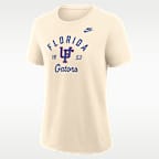 Playera universitaria Nike para mujer Florida Legacy Team Name