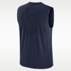 Playera sin mangas universitaria Nike Dri-FIT para hombre Arizona Courtside