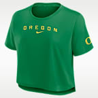 Oregon Premium Performance Women's Nike Dri-FIT Cropped Top