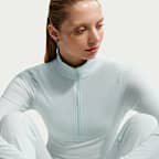 Nike Sportswear Chill Knit Sıkı Kesimli Çeyrek Fermuarlı Uzun Kollu Fitilli Kadın Üstü