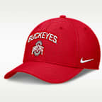 Ohio State On-Field Rise Swoosh Men's Nike Dri-FIT College Hat
