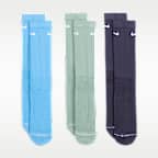 Meias de cano médio Nike Everyday Elevated (3 pares)
