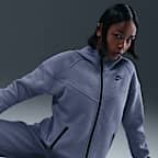 Sudadera con gorro de cierre completo para mujer Nike Sportswear Tech Fleece Windrunner