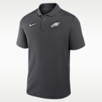 Philadelphia Eagles Fractal Logo Victory Men's Nike Dri-FIT NFL Polo