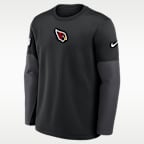 Arizona Cardinals Scripted To Win Sideline Coach Men's Nike Therma-FIT NFL Long-Sleeve T-Shirt