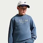 Sweatshirt i fleece Nike Sportswear med rund hals för ungdom