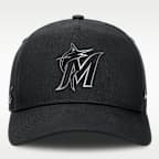 Miami Marlins Rise Men's Nike Dri-FIT MLB A-Frame Trucker Adjustable Hat