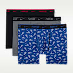 Nike Essential Cotton Stretch Men's Dri-FIT Boxer Briefs (3-Pack)