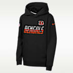 Cincinnati Bengals Sideline Big Kids' Nike NFL Pullover Hoodie