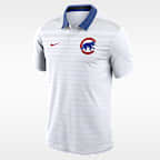 Chicago Cubs Striped Vapor Men's Nike Dri-FIT MLB Polo