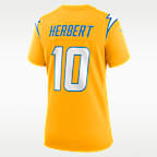 Justin Herbert Los Angeles Chargers Women’s Nike NFL Game Jersey
