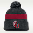 Gorro con dobladillo universitario marca Jordan para hombre Oklahoma Peak