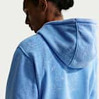 Sudadera con gorro de tejido Fleece prelavada para hombre Nike Sportswear Club