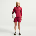 Shorts de tiro medio para mujer Nike Studio Fleece Medium Weight