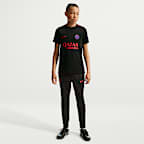 Paris Saint-Germain Strike Older Kids' Nike Football Dri-FIT Short-Sleeve Top