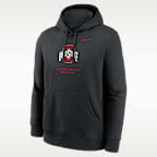 Sudadera con gorro sin cierre universitaria Nike para hombre Ohio State Club Basketball 2-Hit
