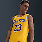 Jersey Nike Dri-FIT de la NBA Swingman para hombre Los Angeles Lakers Icon Edition