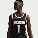 Jersey Nike de la NBA Swingman para hombre Jalen Johnson Atlanta Hawks City Edition