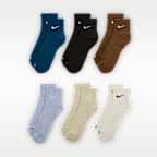 Calcetines al tobillo de entrenamiento Nike Everyday Plus Cushioned (6 pares)