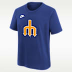 Playera de béisbol Nike para niños talla grande Seattle Mariners