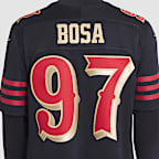 Jersey Nike Dri-FIT de la NFL Limited para hombre Nick Bosa San Francisco 49ers Rivalries Collection