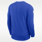 Los Angeles Rams Sideline Coach Men's Nike Dri-FIT NFL Long-Sleeve Top