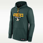 Athletics Authentic Collection Men's Nike Therma MLB Pullover Hoodie