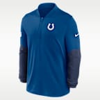 Indianapolis Colts Feel The Pressure Men's Nike Dri-FIT NFL 1/2-Zip Top