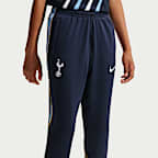 Maskinstrikkede Tottenham Hotspur Strike-Nike Dri-FIT-fodboldbukser til større børn