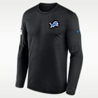 Detroit Lions Legend Small Logo Men's Nike Dri-FIT NFL Long-Sleeve T-Shirt