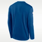 Indianapolis Colts Alt Legend Small Logo Men's Nike Dri-FIT NFL Long-Sleeve T-Shirt