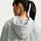 Sudadera con gorro para mujer Nike Studio Fleece Lightweight "French Terry"
