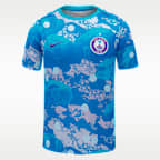 Playera de manga corta Nike de la NWSL para antes del partido para hombre Orlando Pride