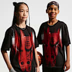 Chicago Bulls Nike Edge 26 Big Kids' Short-Sleeve T-Shirt