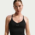 Débardeur de sport Nike avec brassière intégrée rembourrée à maintien léger pour femme