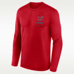 USA Baseball 2026 World Baseball Classic 2-Hit Legend Men's Nike Dri-FIT Long-Sleeve T-Shirt