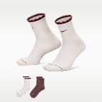 Nike Everyday Elevated Mid-Crew Socks (2 Pairs)