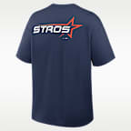 Playera Nike de la MLB para hombre Houston Astros City Connect 2-Hit Max90 Pocket