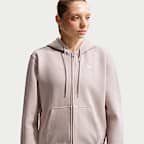 Sweat à capuche zippé Nike Studio Fleece Medium Weight pour femme