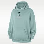 Sudadera con gorro sin cierre Nike de French Terry oversized para mujer New York Liberty