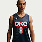 Jalen Williams Oklahoma City Thunder City Edition Men's Nike NBA Swingman Jersey