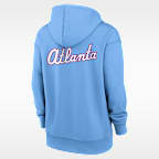 Atlanta Braves Authentic Collection City Connect Women's Nike Therma MLB Pullover Hoodie