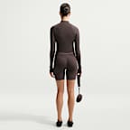 NikeSKIMS Ribbed Seamless Women's Cropped Full-Zip Jacket