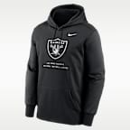 Las Vegas Raiders Men's Nike Therma NFL Pullover Hoodie