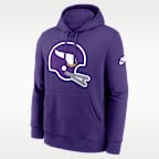 Sudadera con gorro de la NFL Nike sin cierre para hombre Minnesota Vikings Club Logo