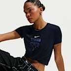 Playera Nike Dri-FIT de la NFL para mujer Tennessee Titans Rivalries Collection One Classic Twist